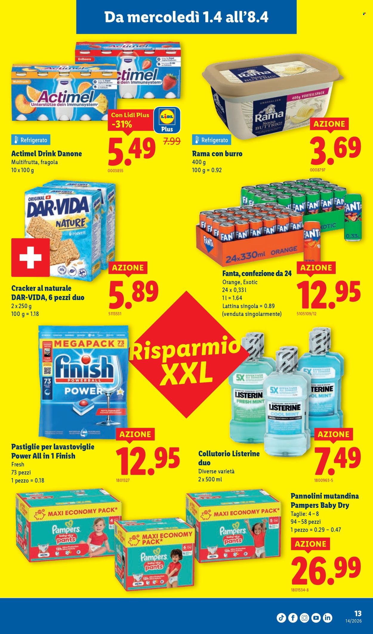 Volantino Lidl - 1.4.2026 - 8.4.2026. Pagina 13. Pagina 13