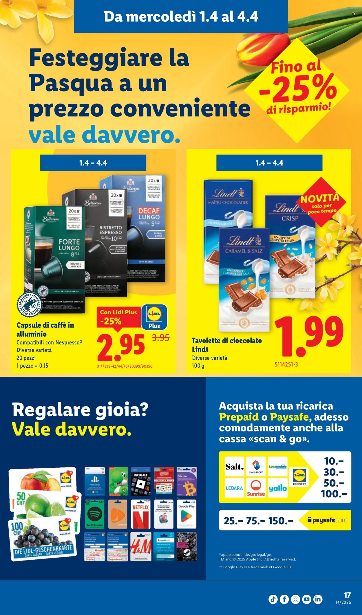 Volantino Lidl - 1.4.2026 - 8.4.2026. Pagina 17. Pagina 17