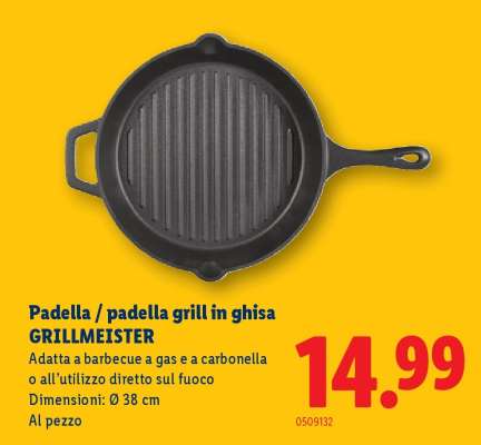 Padella / padella grill in ghisa