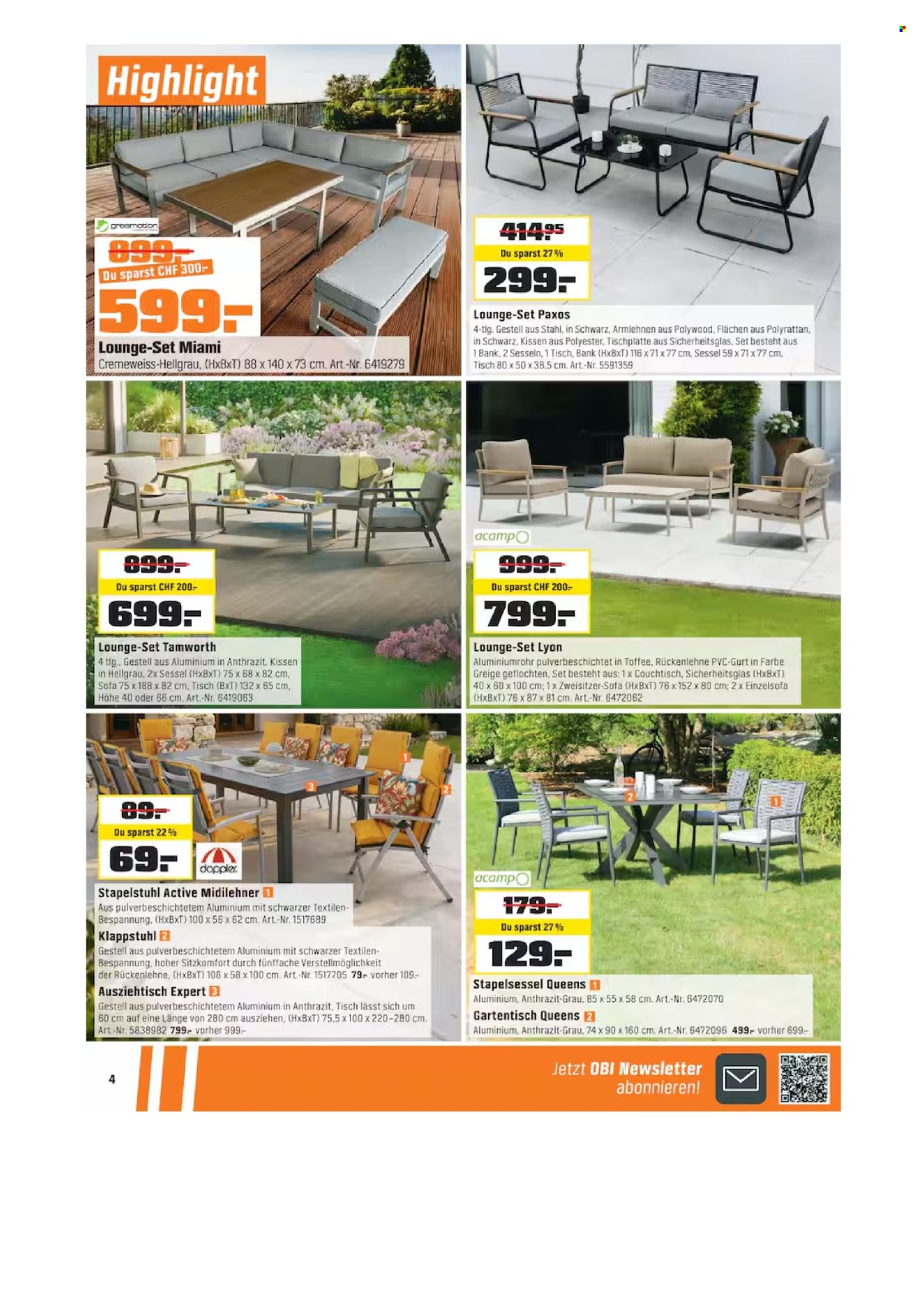 Volantino OBI - 1.4.2026 - 14.4.2026. Pagina 4. Pagina 4
