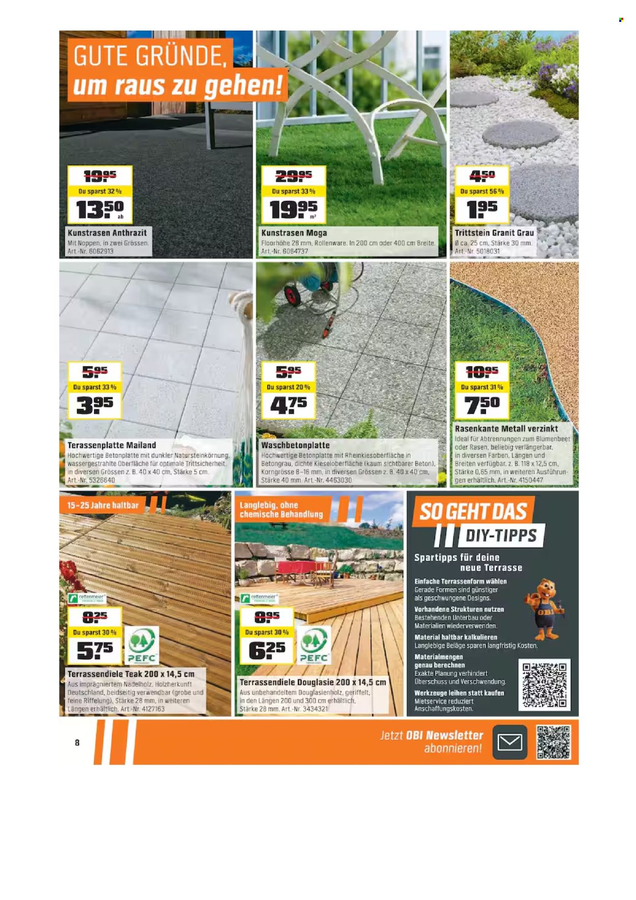 Volantino OBI - 1.4.2026 - 14.4.2026. Pagina 8. Pagina 8