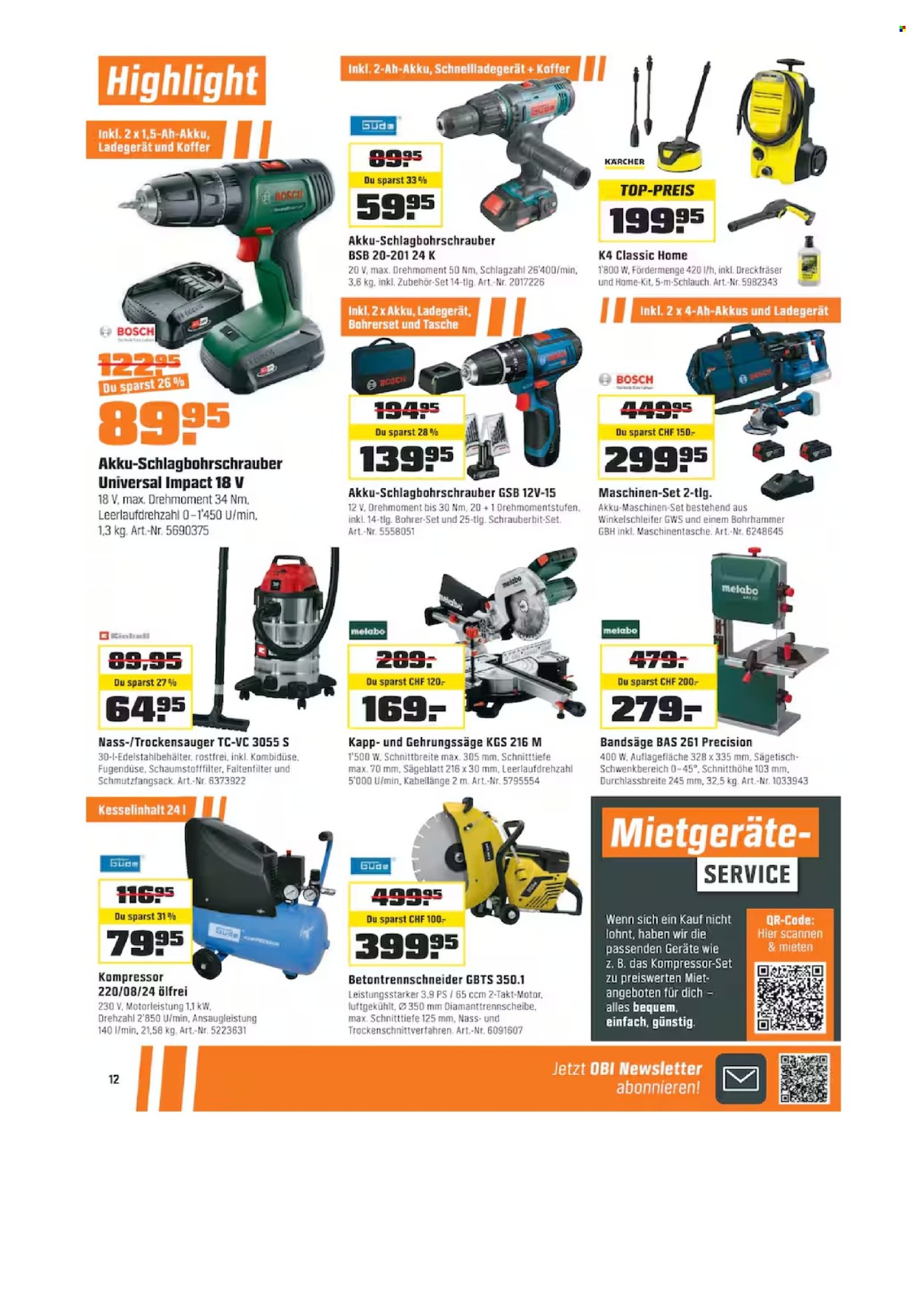 Volantino OBI - 1.4.2026 - 14.4.2026. Pagina 12. Pagina 12