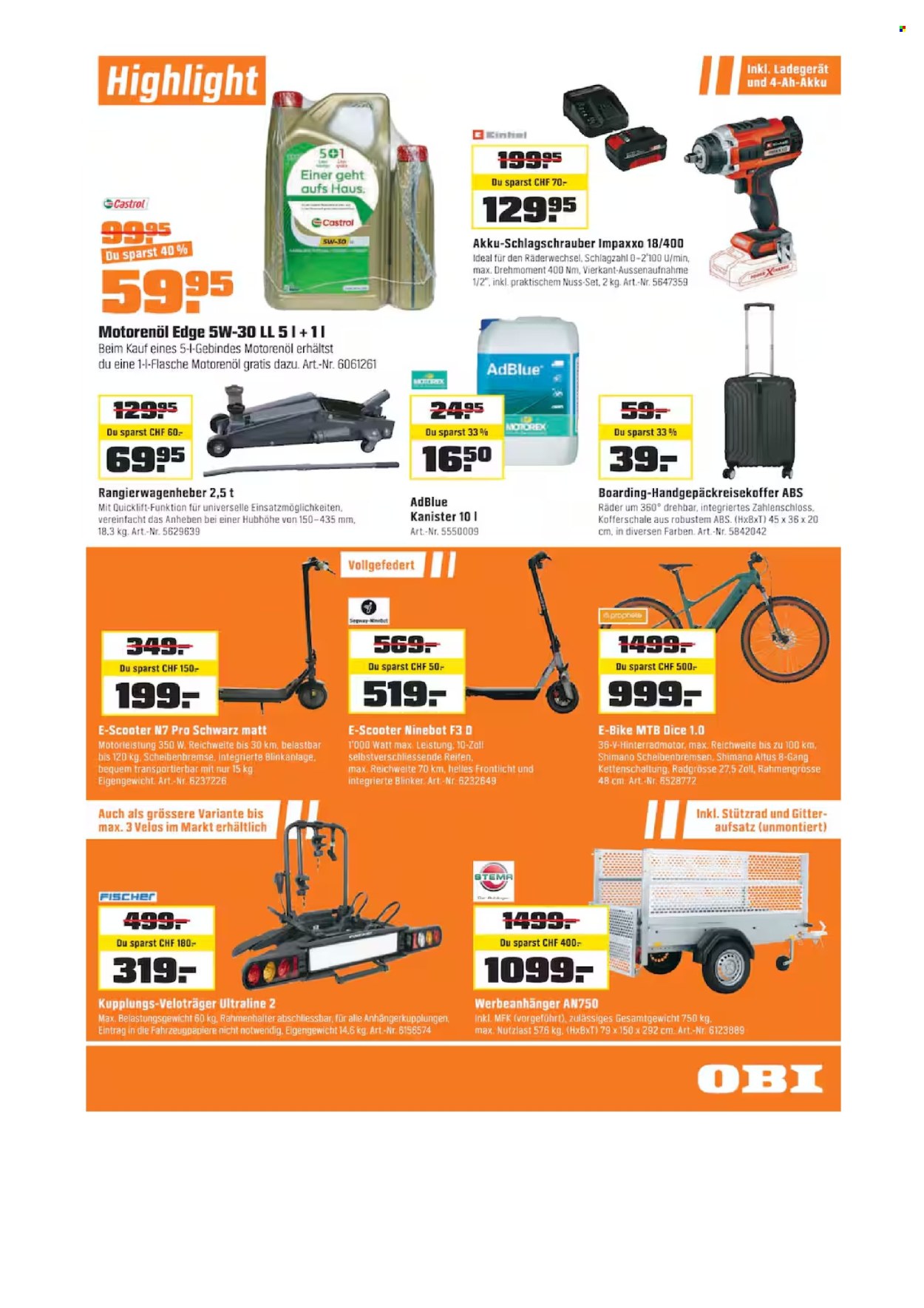 Volantino OBI - 1.4.2026 - 14.4.2026. Pagina 13. Pagina 13