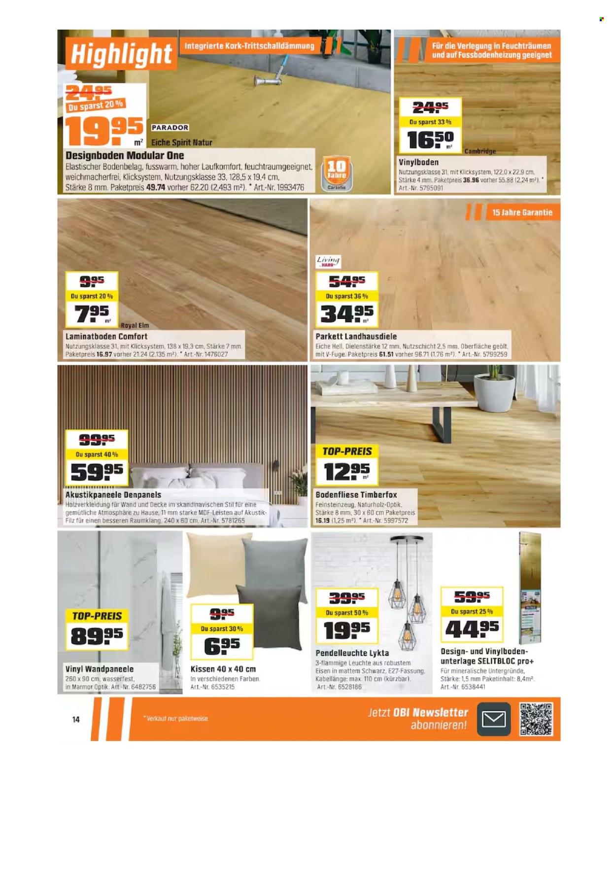 Volantino OBI - 1.4.2026 - 14.4.2026. Pagina 14. Pagina 14