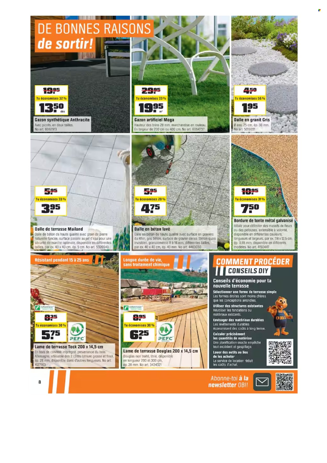 Volantino OBI - 1.4.2026 - 14.4.2026. Pagina 8. Pagina 8