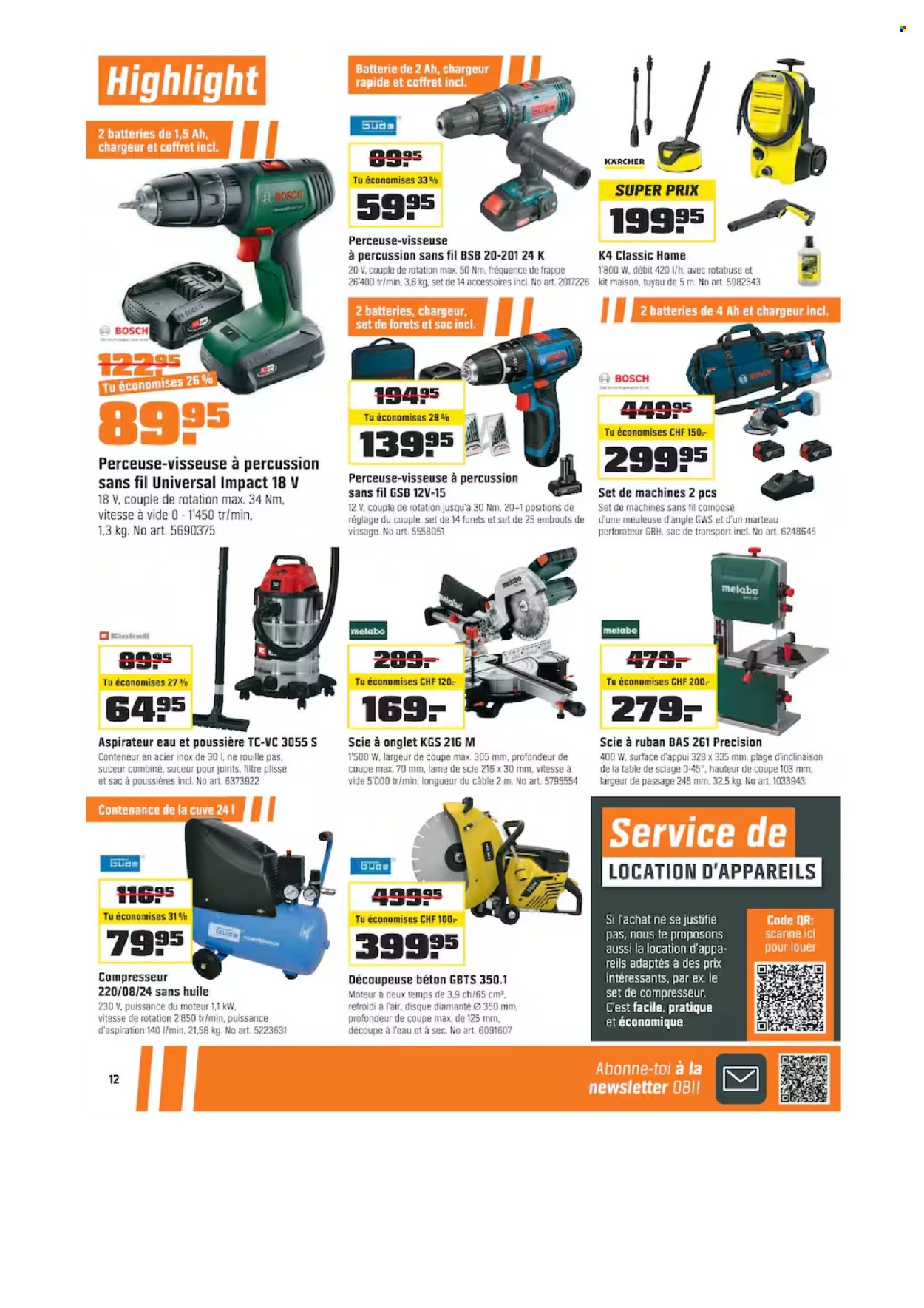 Volantino OBI - 1.4.2026 - 14.4.2026. Pagina 12. Pagina 12