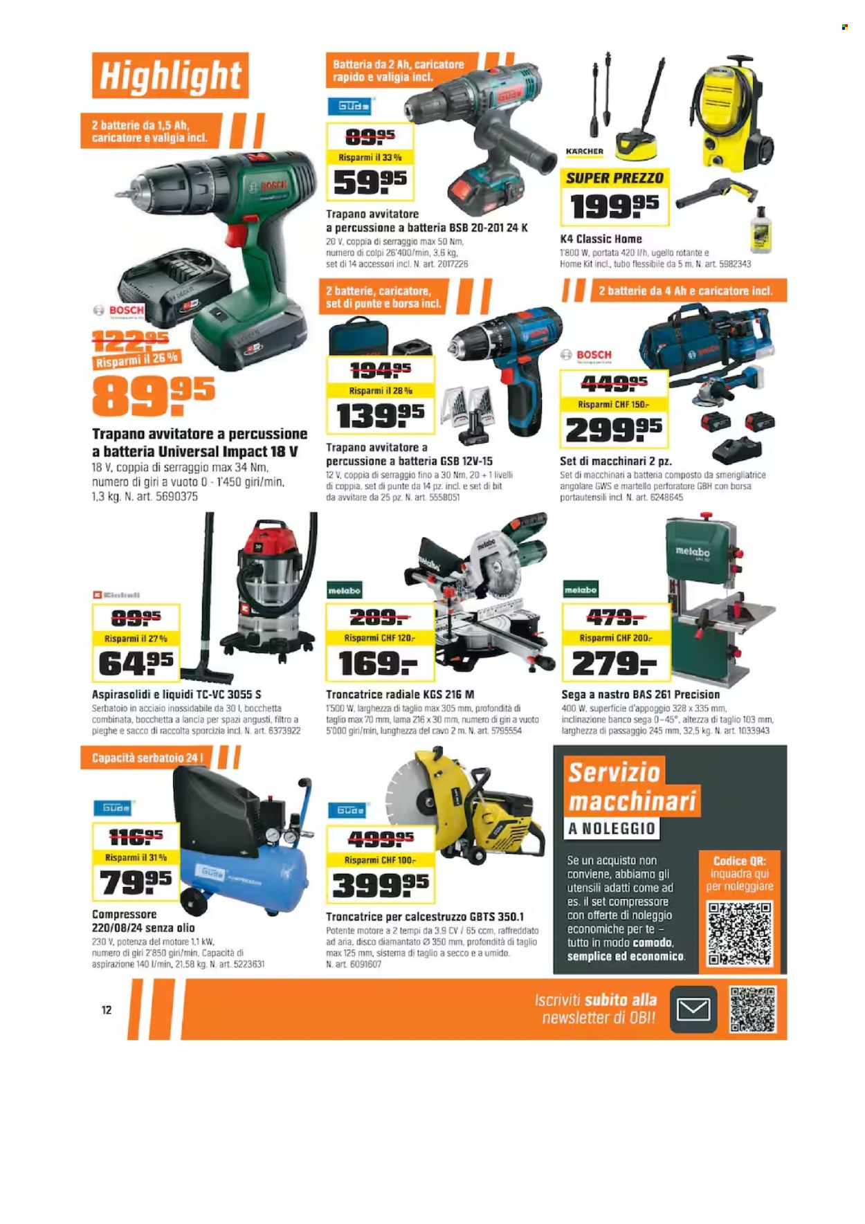 Volantino OBI - 1.4.2026 - 14.4.2026. Pagina 12. Pagina 12