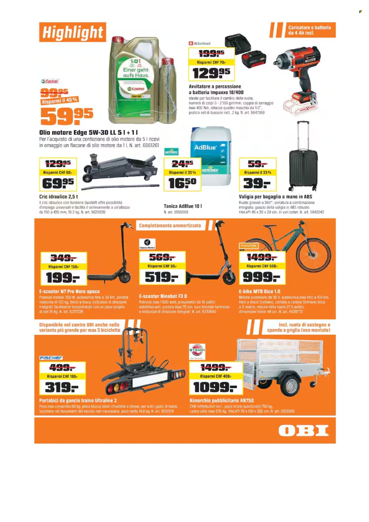 Volantino OBI - 1.4.2026 - 14.4.2026. Pagina 13. Pagina 13