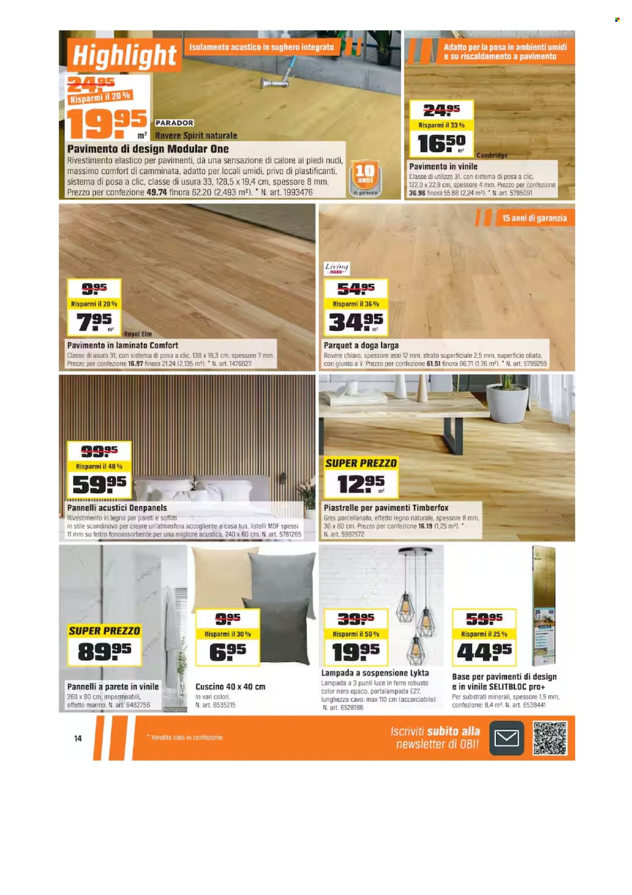 Volantino OBI - 1.4.2026 - 14.4.2026. Pagina 14. Pagina 14