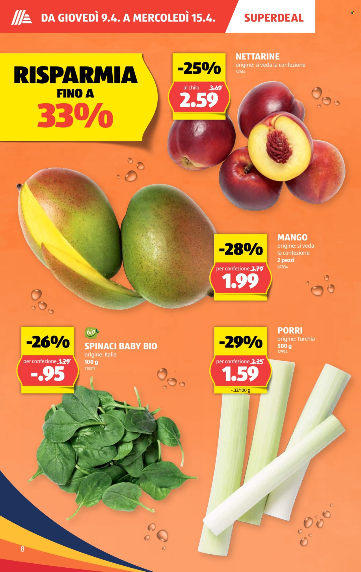 Volantino Aldi - 9.4.2026 - 15.4.2026. Pagina 8. Pagina 8