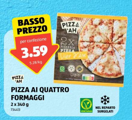 PIZZA AI QUATTRO FORMAGGI
