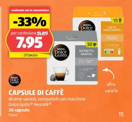 CAPSULE DI CAFFÈ