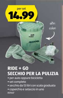 RIDE + GO SECCHIO PER LA PULIZIA