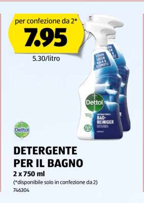 DETERGENTE PER IL BAGNO