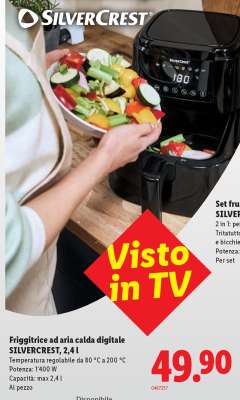 Friggitrice ad aria calda digitale SILVERCREST, 2,4 l