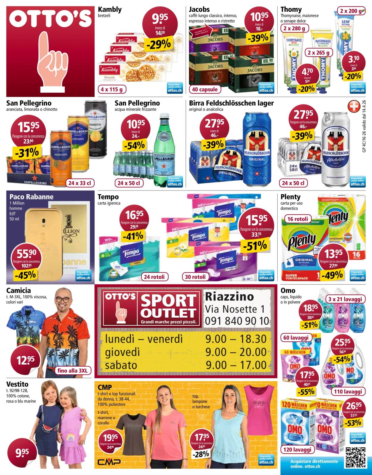 Volantino Otto's - 14.4.2026 - 20.4.2026. Pagina 1. Pagina 1