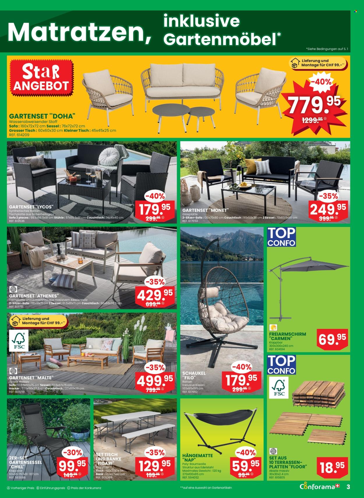 Volantino Conforama - 8.4.2026 - 21.4.2026. Pagina 3. Pagina 3