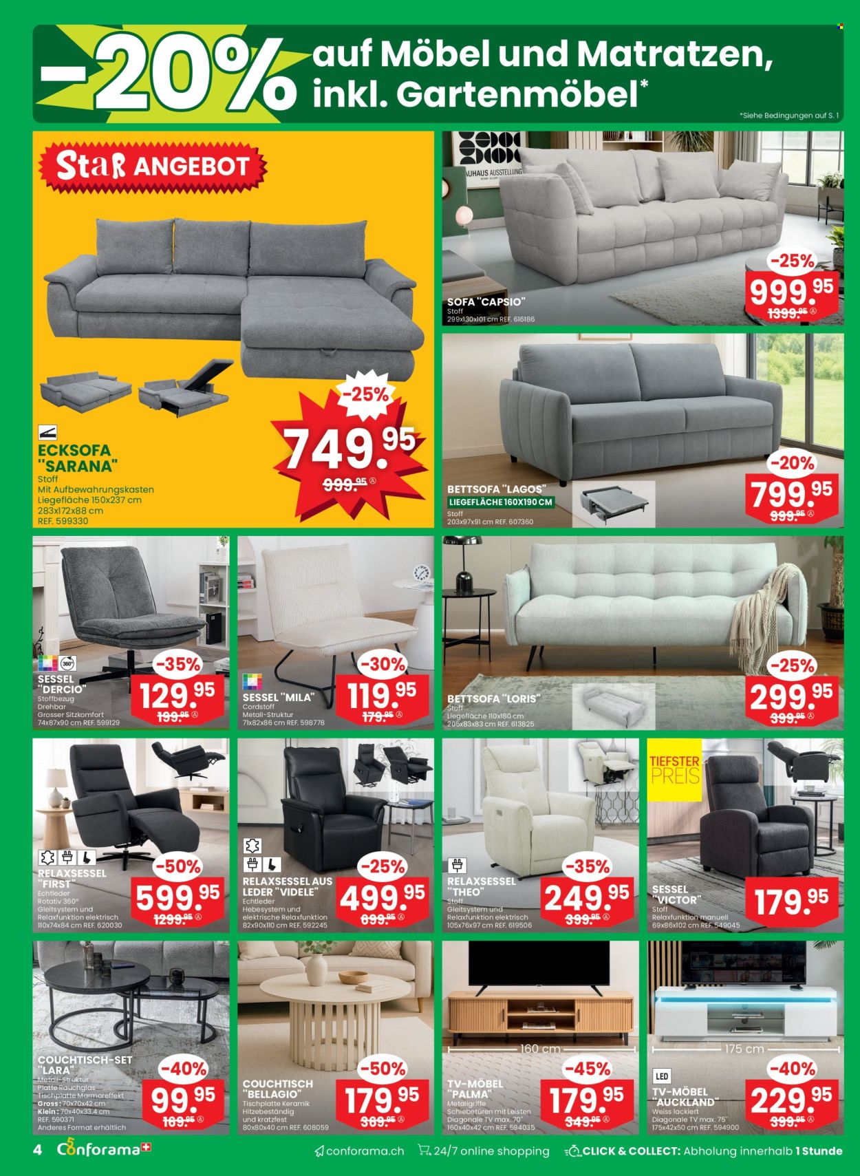 Volantino Conforama - 8.4.2026 - 21.4.2026. Pagina 4. Pagina 4