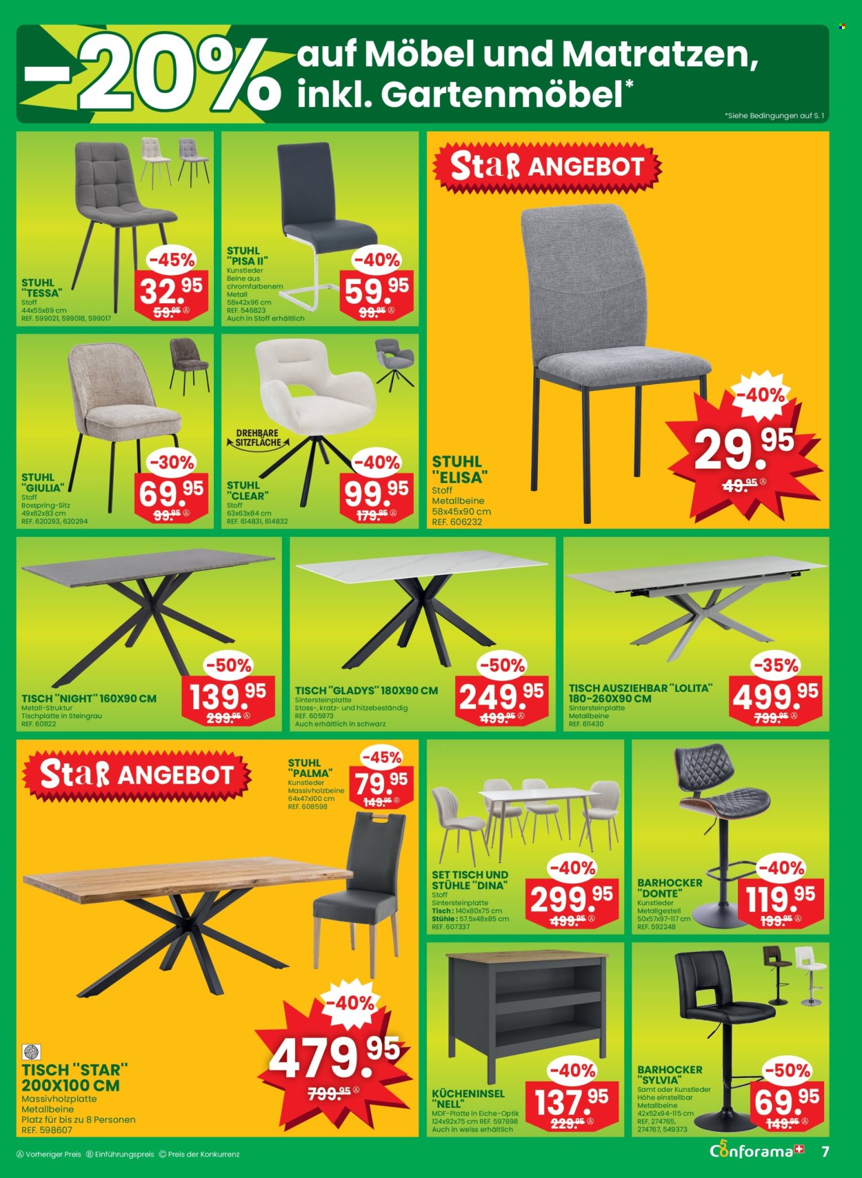 Volantino Conforama - 8.4.2026 - 21.4.2026. Pagina 7. Pagina 7