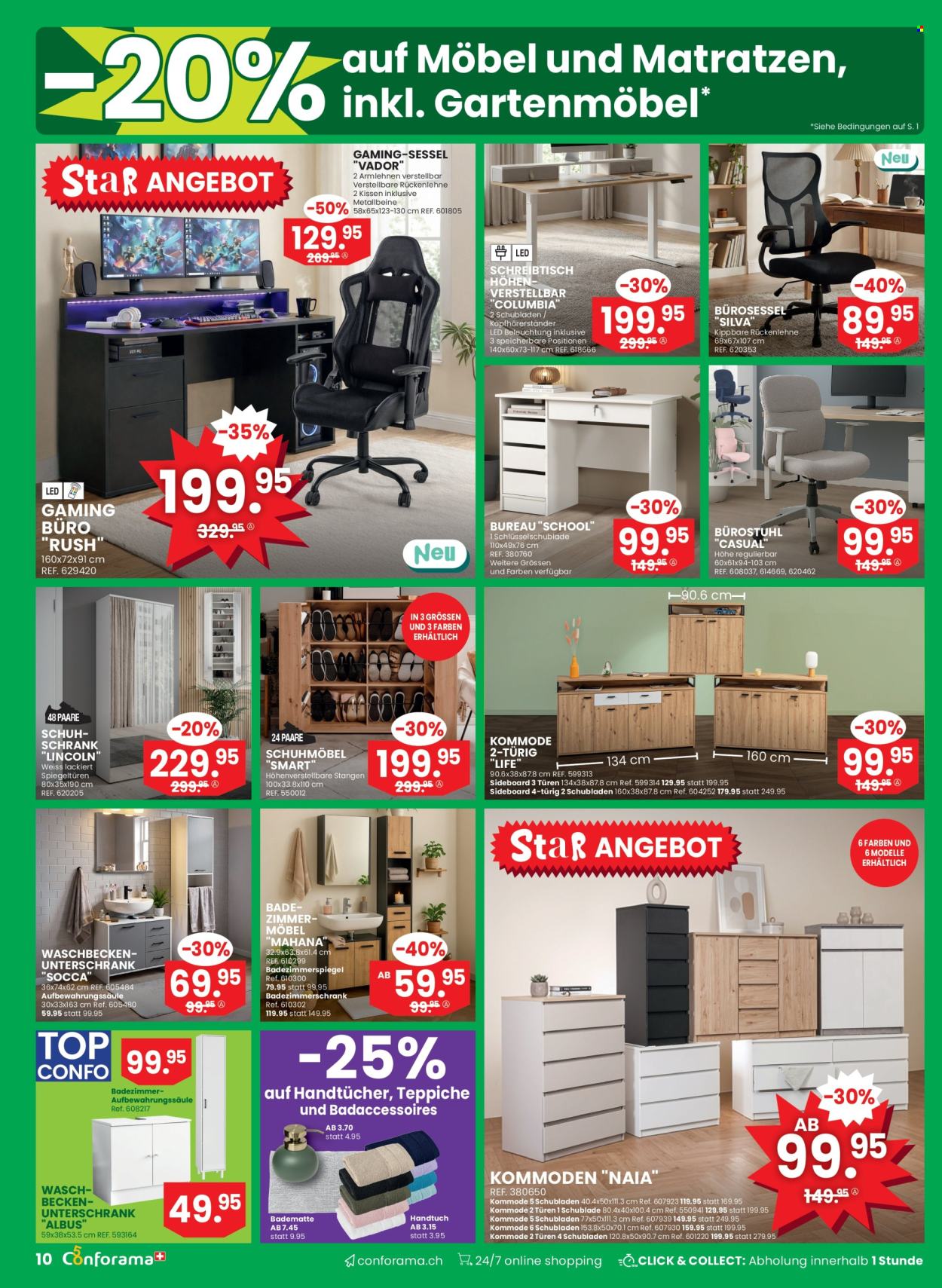 Volantino Conforama - 8.4.2026 - 21.4.2026. Pagina 10. Pagina 10