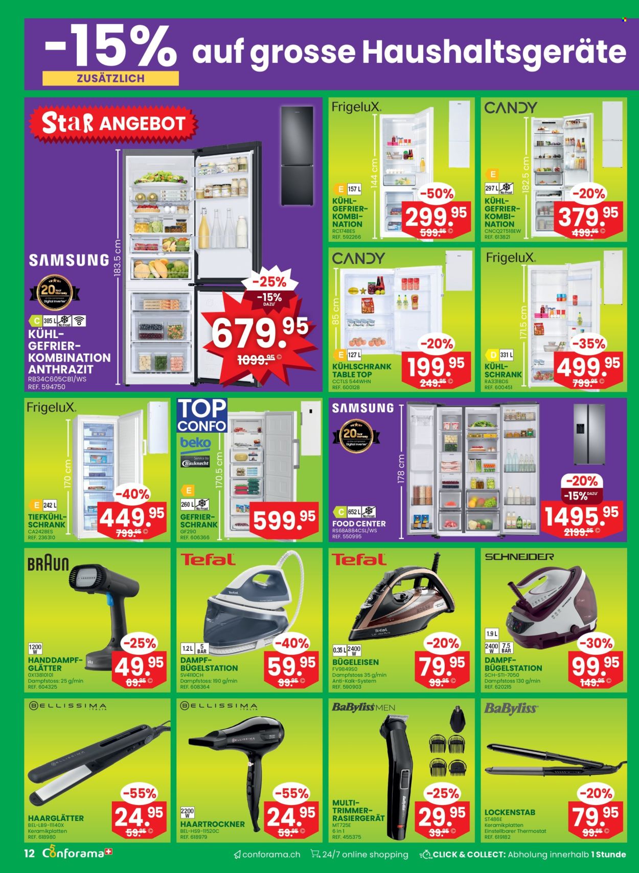 Volantino Conforama - 8.4.2026 - 21.4.2026. Pagina 12. Pagina 12