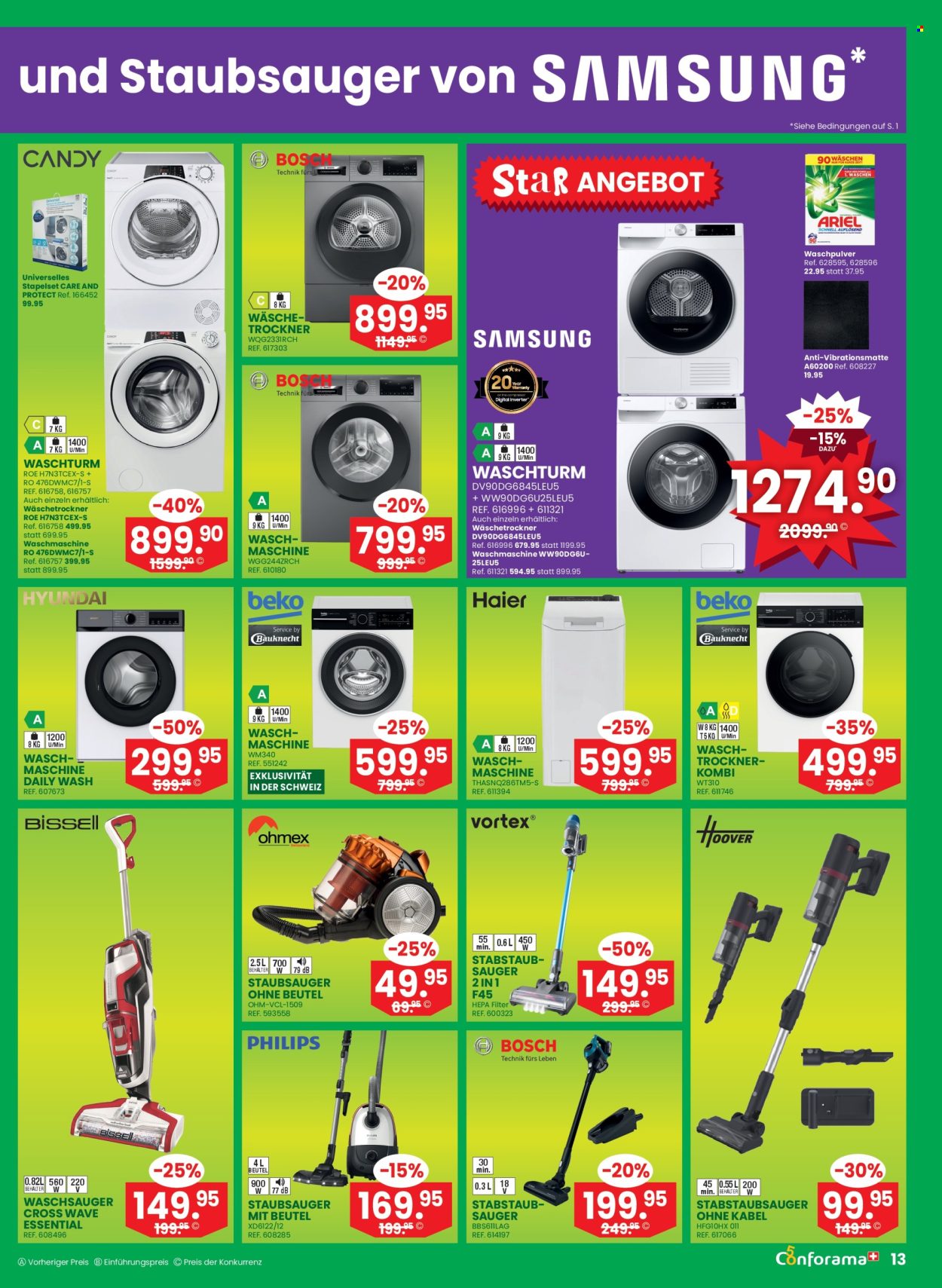 Volantino Conforama - 8.4.2026 - 21.4.2026. Pagina 13. Pagina 13