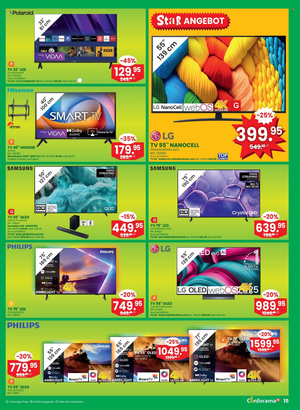 Volantino Conforama - 8.4.2026 - 21.4.2026. Pagina 15. Pagina 15