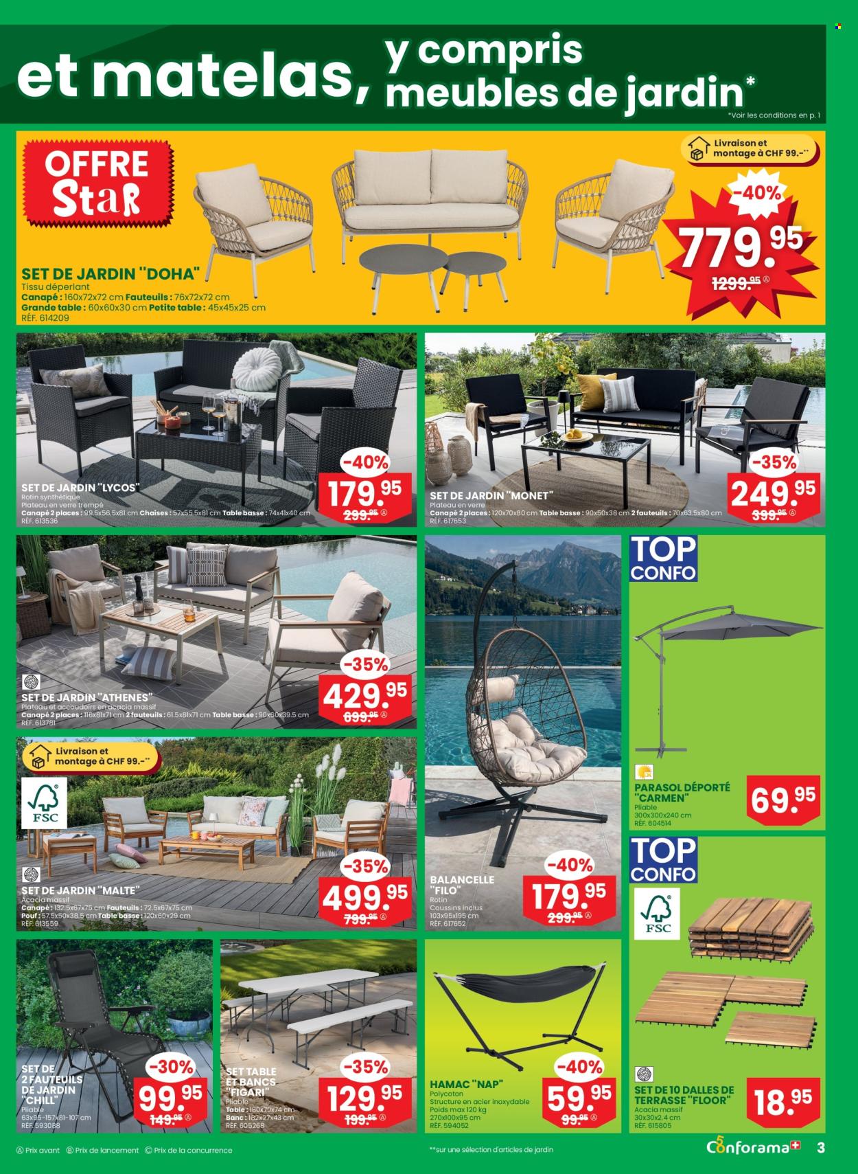 Volantino Conforama - 8.4.2026 - 21.4.2026. Pagina 3. Pagina 3