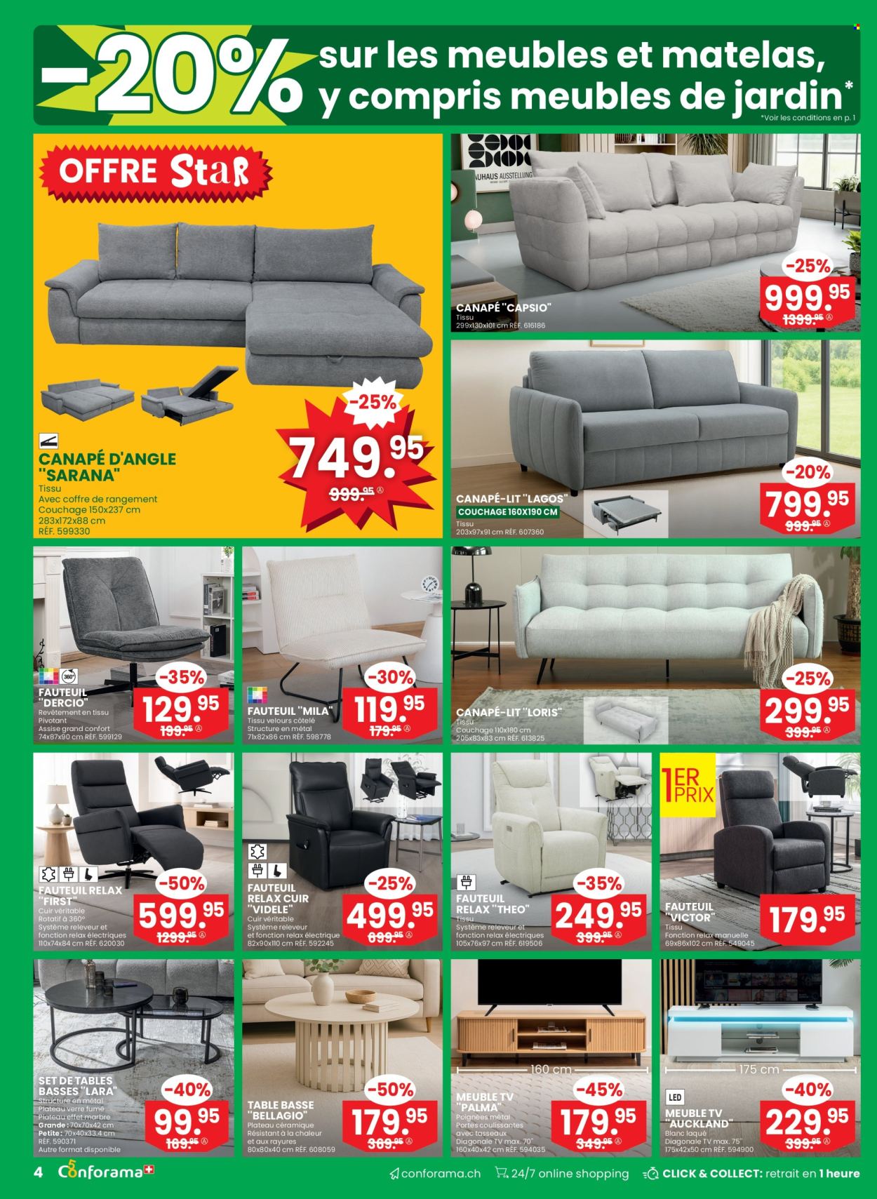 Volantino Conforama - 8.4.2026 - 21.4.2026. Pagina 4. Pagina 4