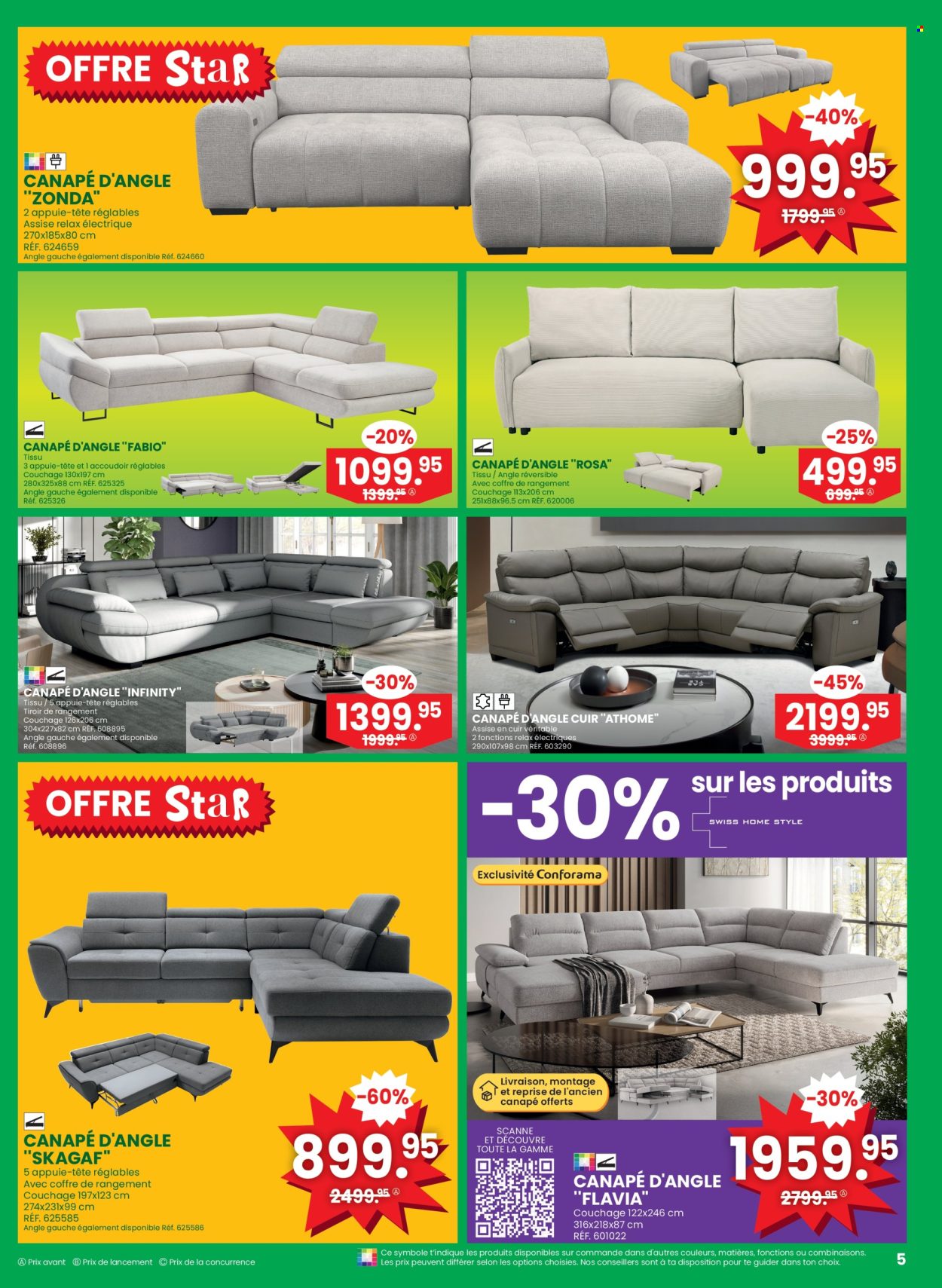 Volantino Conforama - 8.4.2026 - 21.4.2026. Pagina 5. Pagina 5