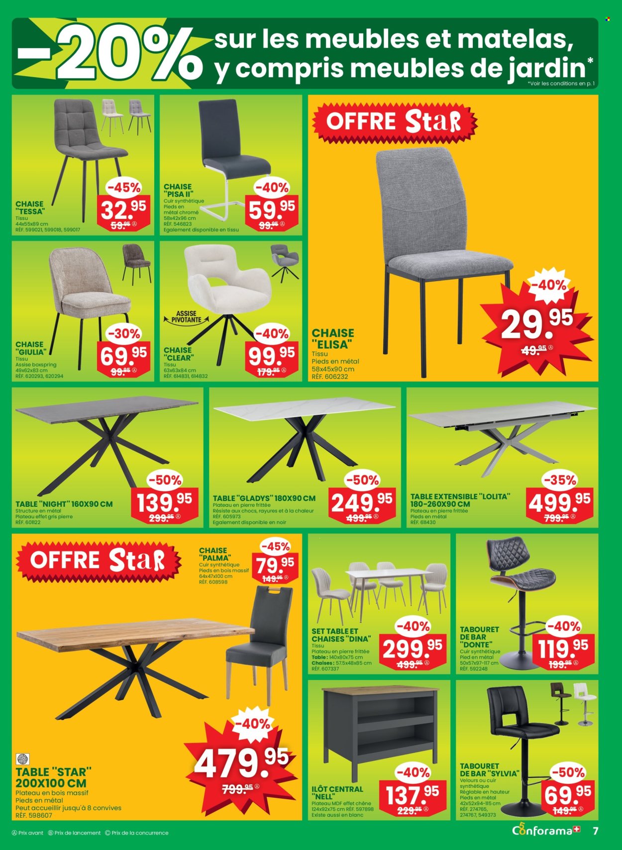 Volantino Conforama - 8.4.2026 - 21.4.2026. Pagina 7. Pagina 7