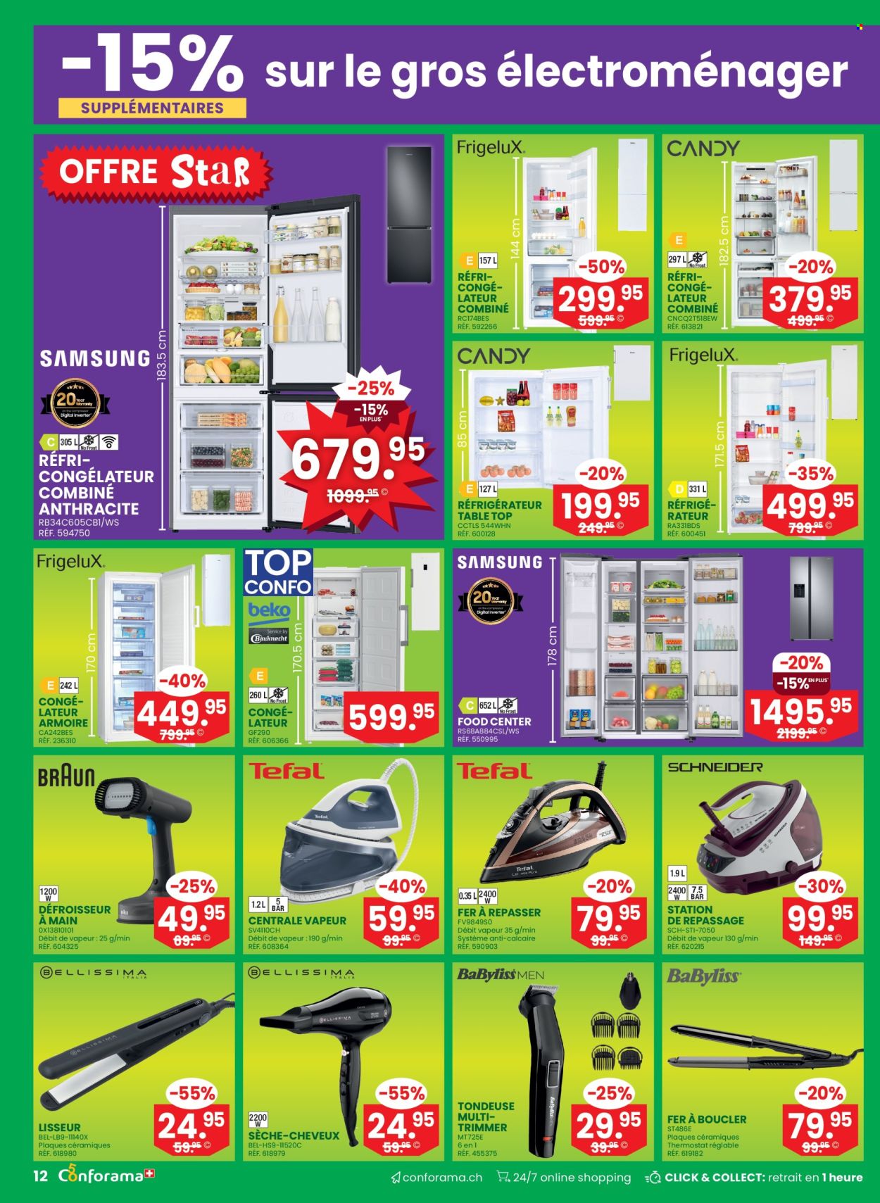 Volantino Conforama - 8.4.2026 - 21.4.2026. Pagina 12. Pagina 12