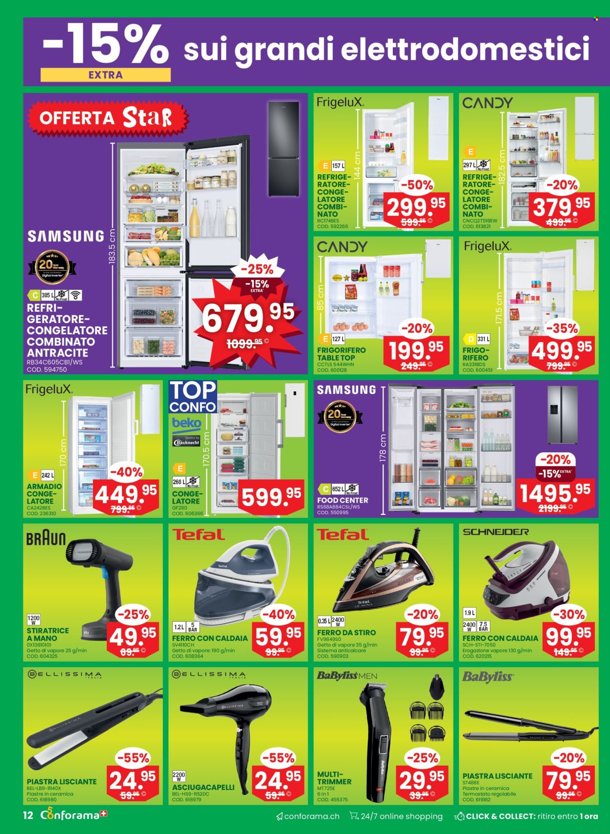 Volantino Conforama - 8.4.2026 - 21.4.2026. Pagina 12. Pagina 12