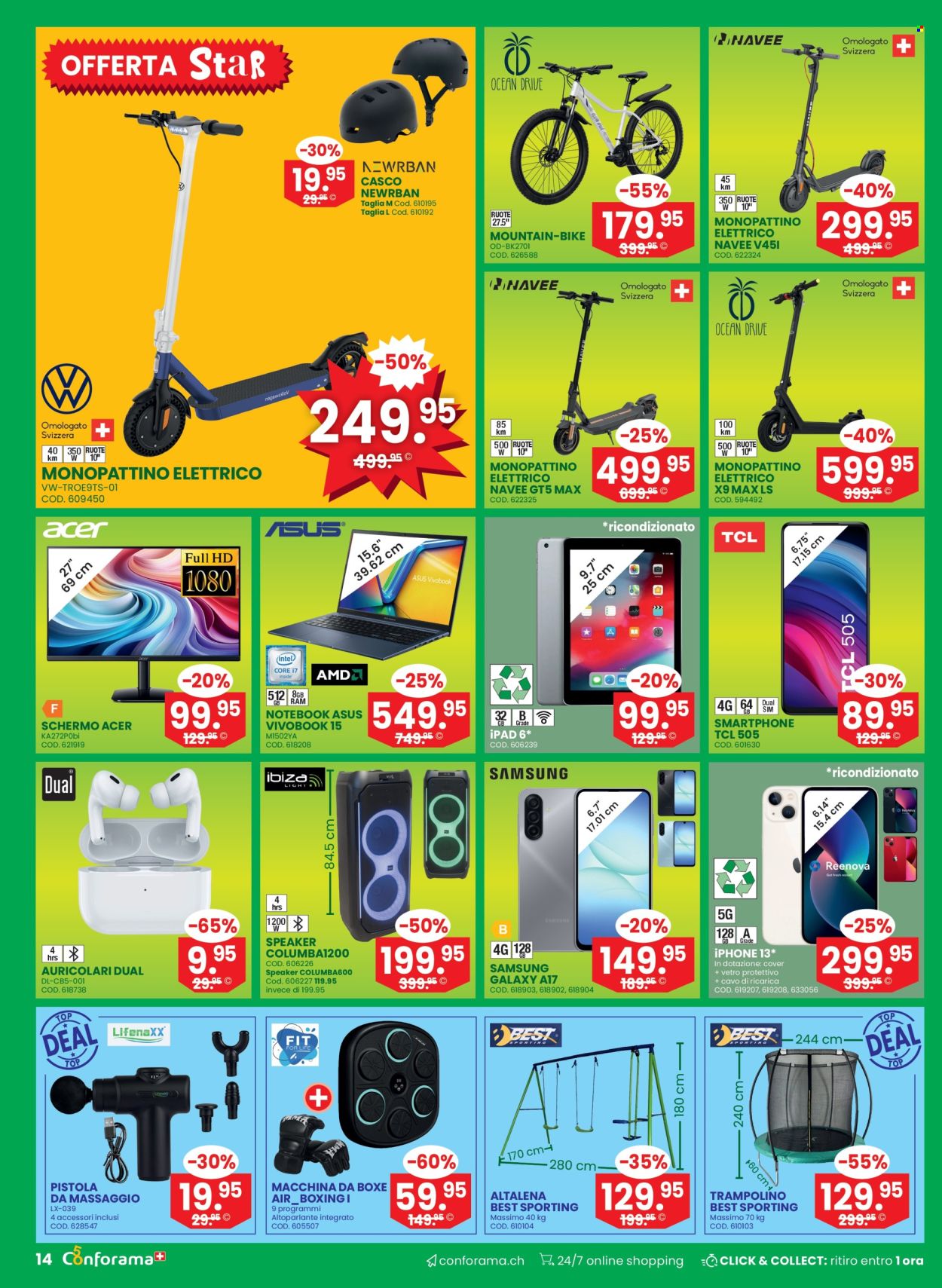 Volantino Conforama - 8.4.2026 - 21.4.2026. Pagina 14. Pagina 14