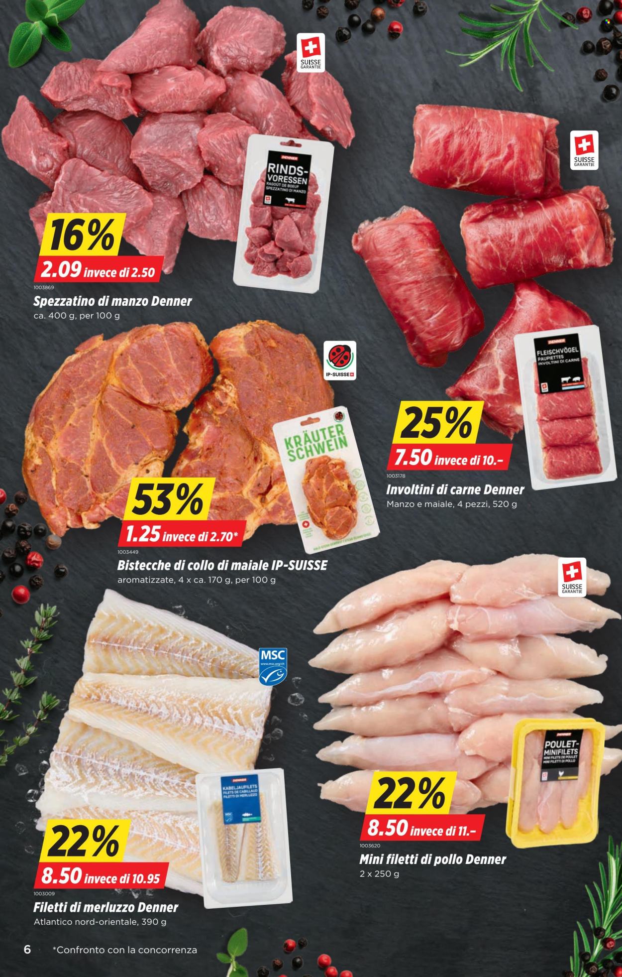 Volantino Denner - 9.4.2026 - 15.4.2026. Pagina 6. Pagina 6