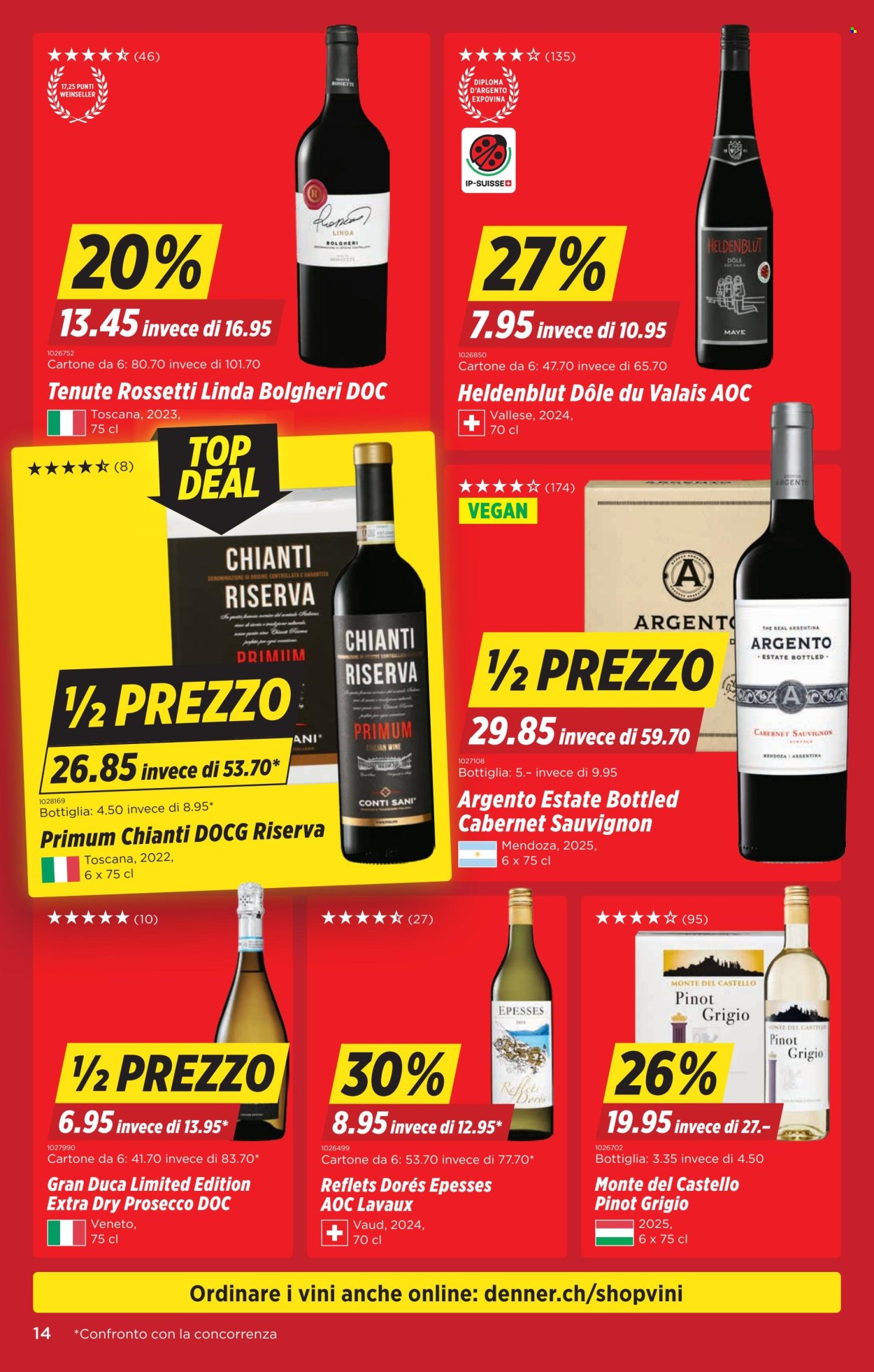 Volantino Denner - 9.4.2026 - 15.4.2026. Pagina 14. Pagina 14