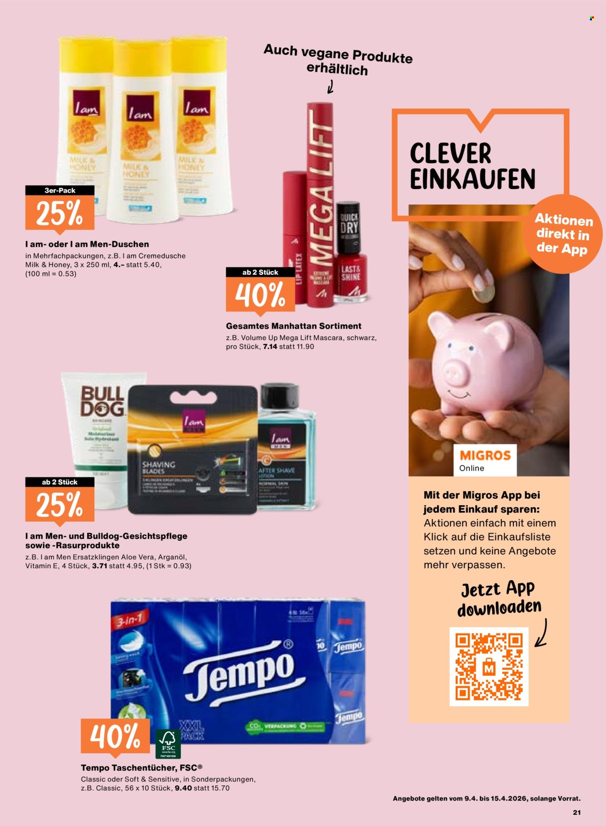 Volantino Migros - 9.4.2026 - 15.4.2026. Pagina 21. Pagina 21