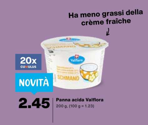 Panna acida Valflora