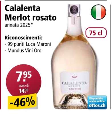 Calalenta Merlot Rosato