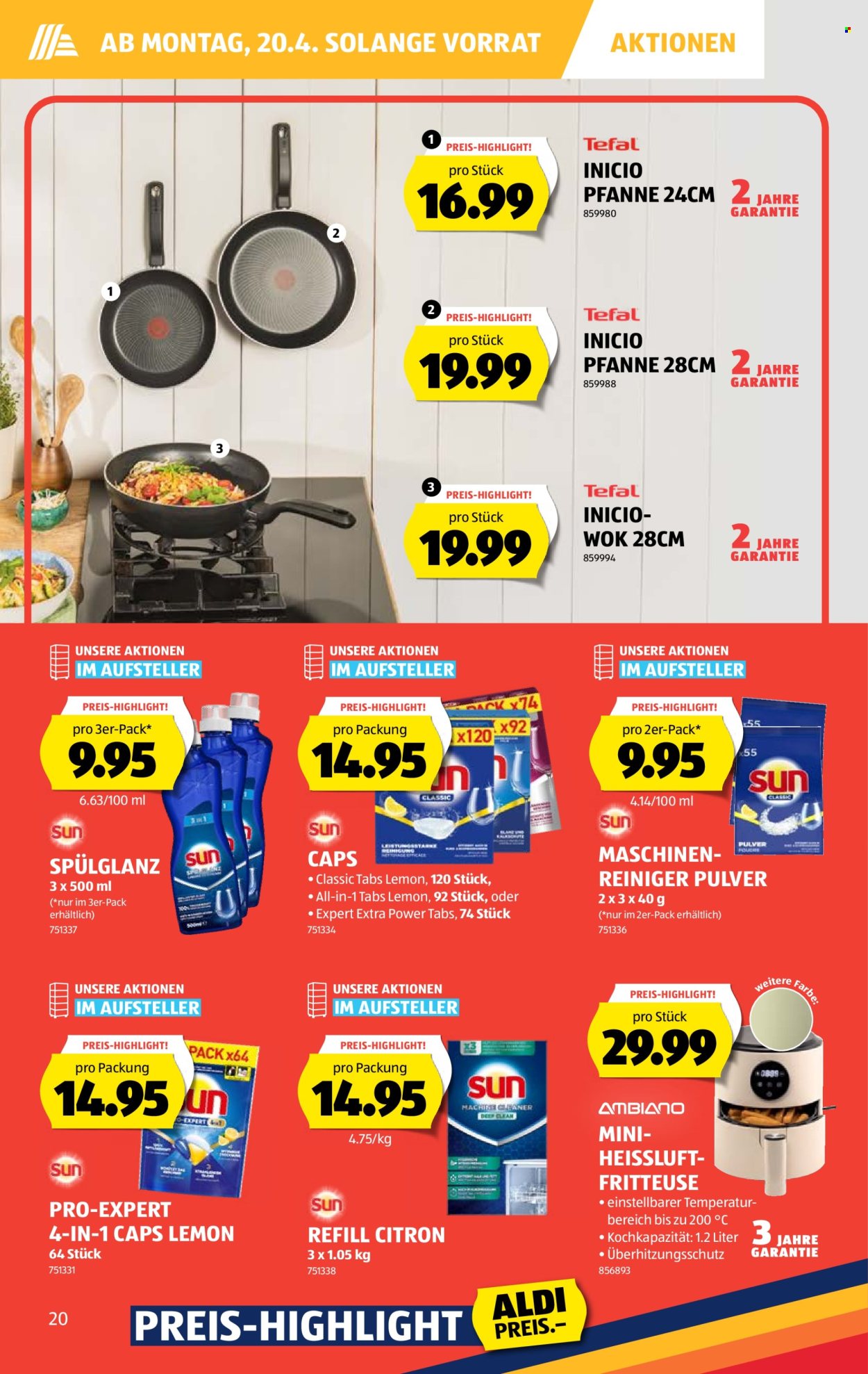Volantino Aldi - 16.4.2026 - 22.4.2026. Pagina 20. Pagina 20