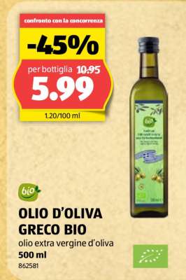 OLIO D’OLIVA GRECO BIO