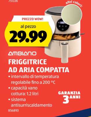 AMBIANO FRIGGITRICE AD ARIA COMPATTA