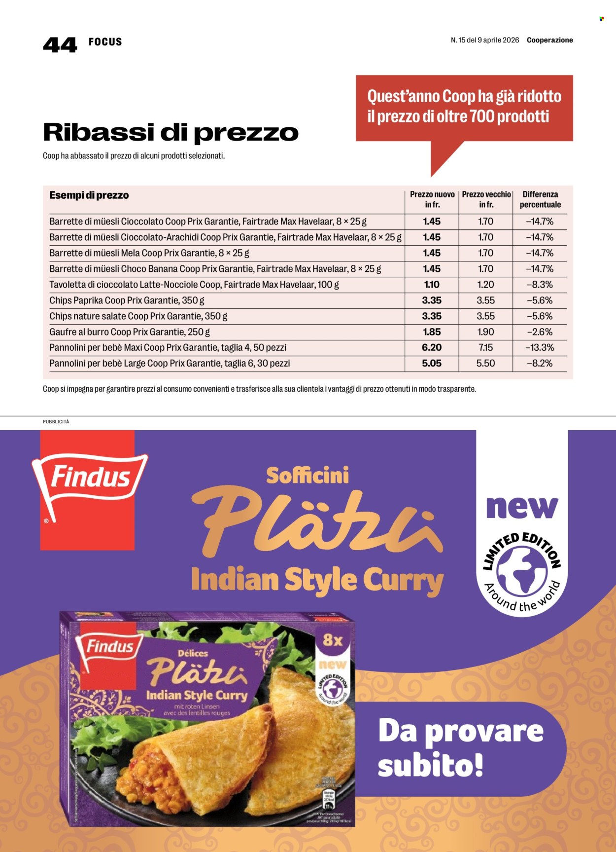 Volantino Coop - 9.4.2026 - 15.4.2026. Pagina 44. Pagina 44