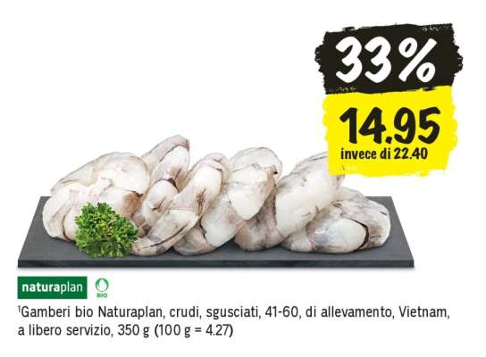 Gamberi bio Naturaplan