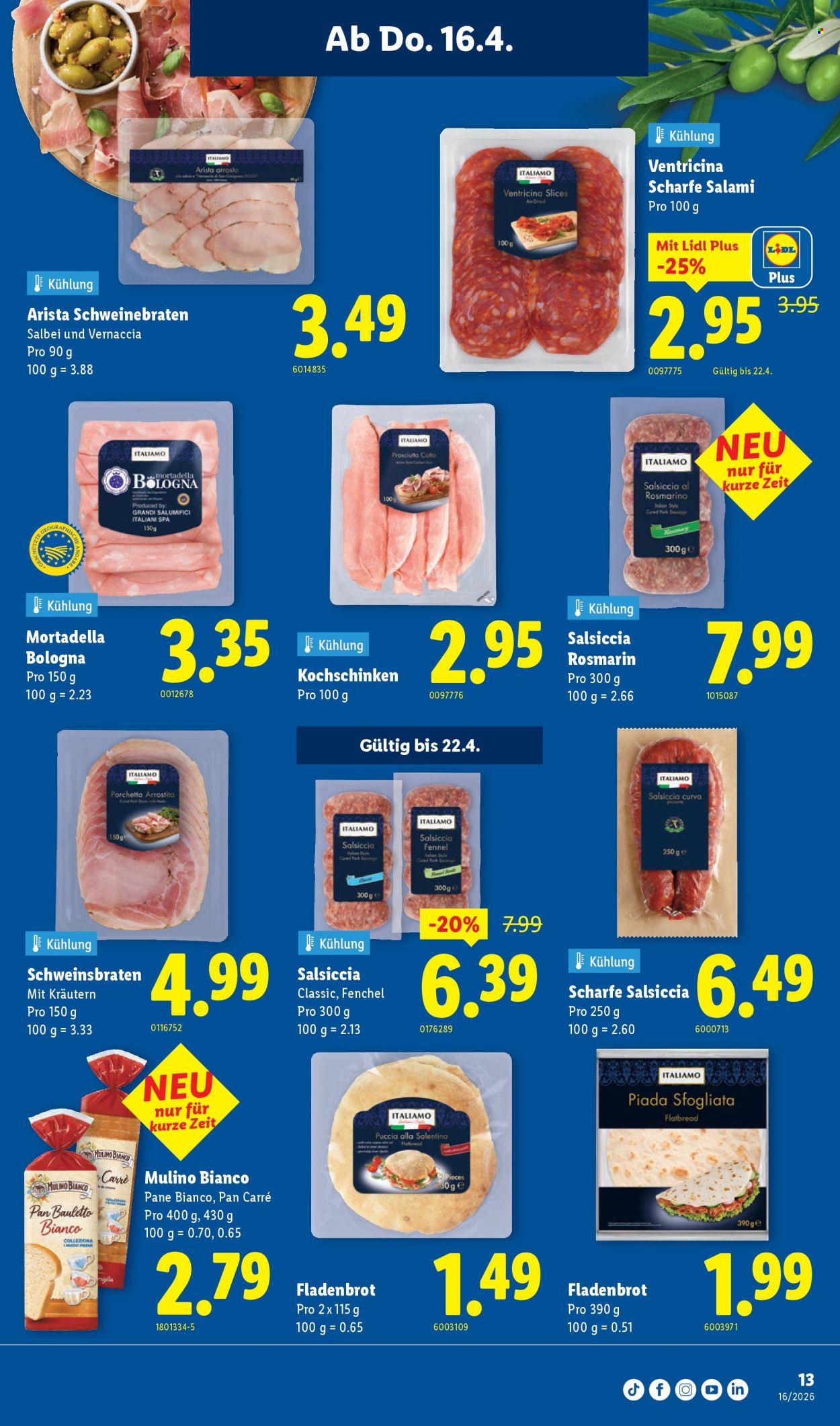Volantino Lidl - 16.4.2026 - 22.4.2026. Pagina 13. Pagina 13