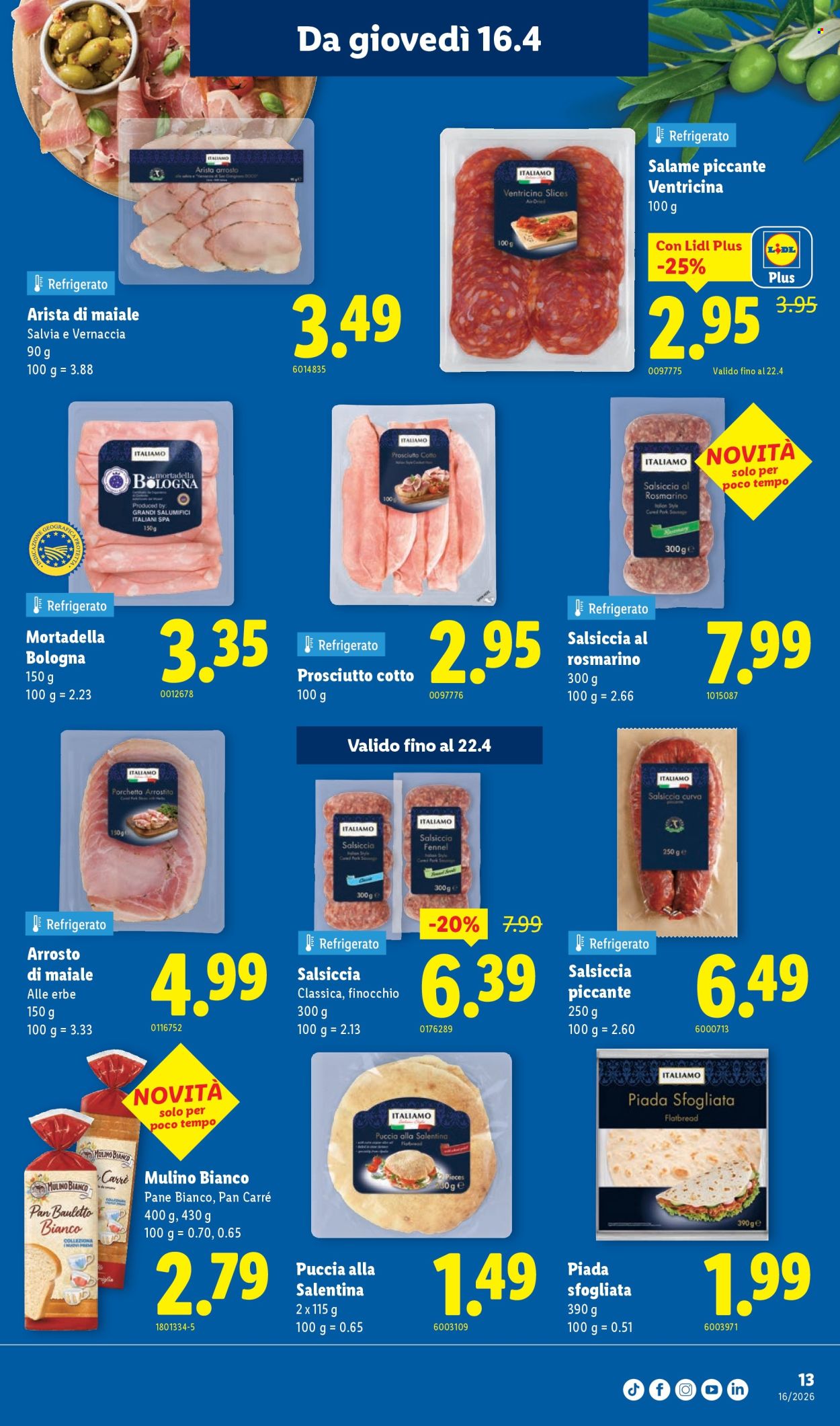 Volantino Lidl - 16.4.2026 - 22.4.2026. Pagina 13. Pagina 13