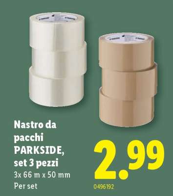 Nastro da pacchi PARKSIDE, set 3 pezzi