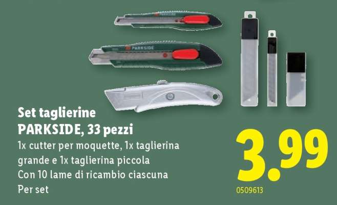 Set taglierine PARKSIDE, 33 pezzi