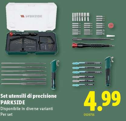 Set utensili di precisione PARKSIDE