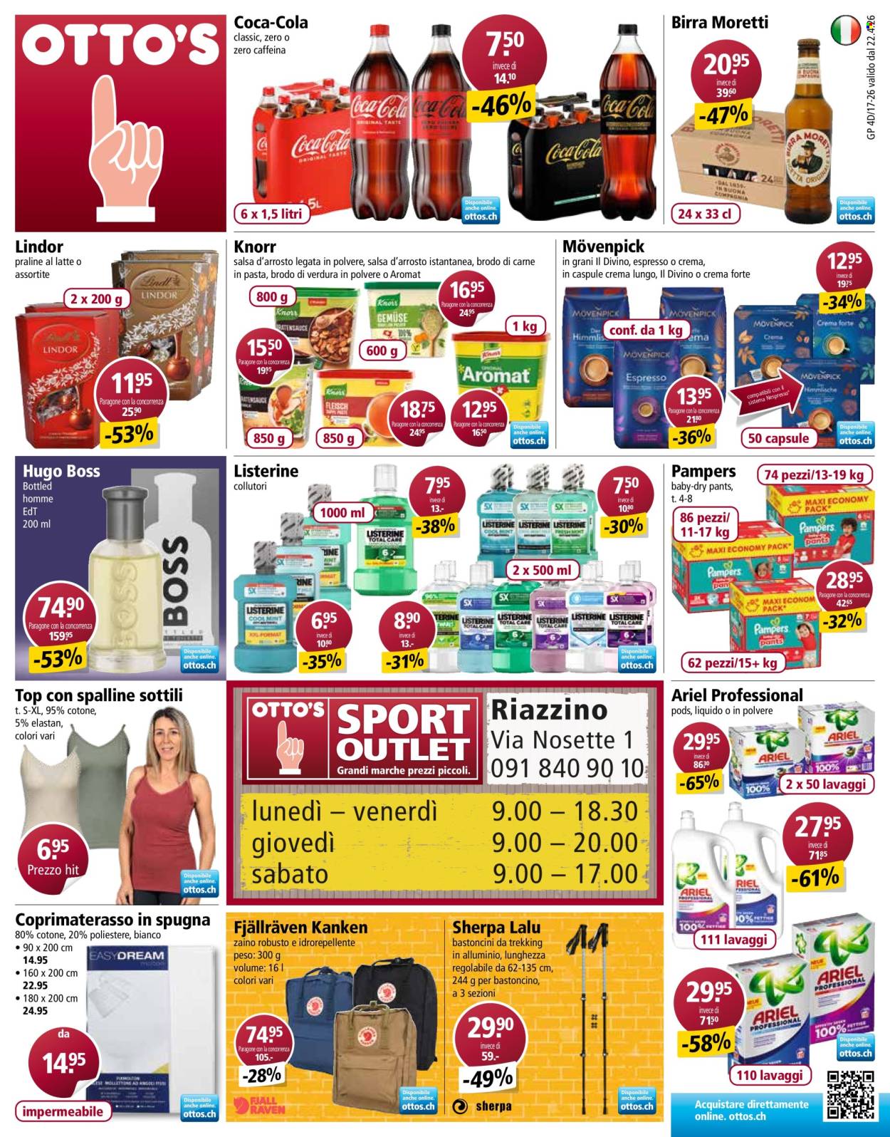 Volantino Otto's - 22.4.2026 - 28.4.2026. Pagina 1. Pagina 1